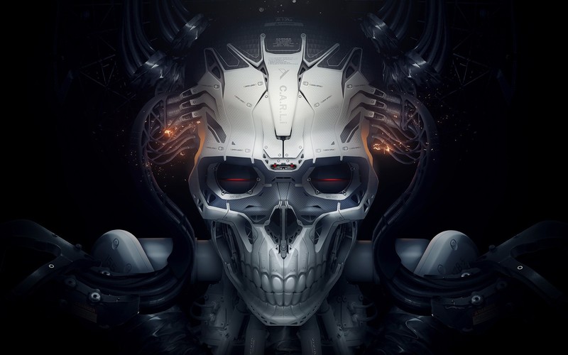 artwork, skull, album covers, frontal view