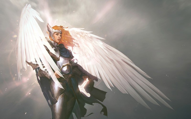 fantasy art, fantasy girl, wings