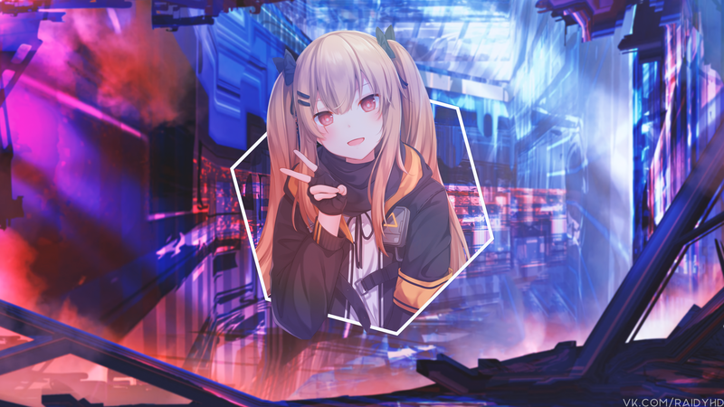 anime, anime girls, picture-in-picture