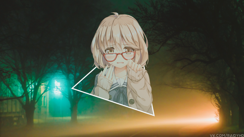 anime girls, anime, picture-in-picture