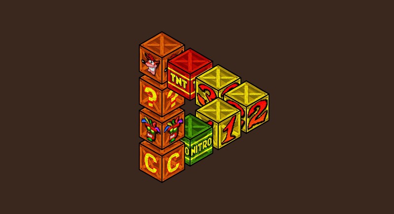 video games, Crash Bandicoot, crate