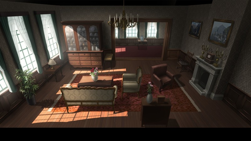 artwork, anime, room, interior