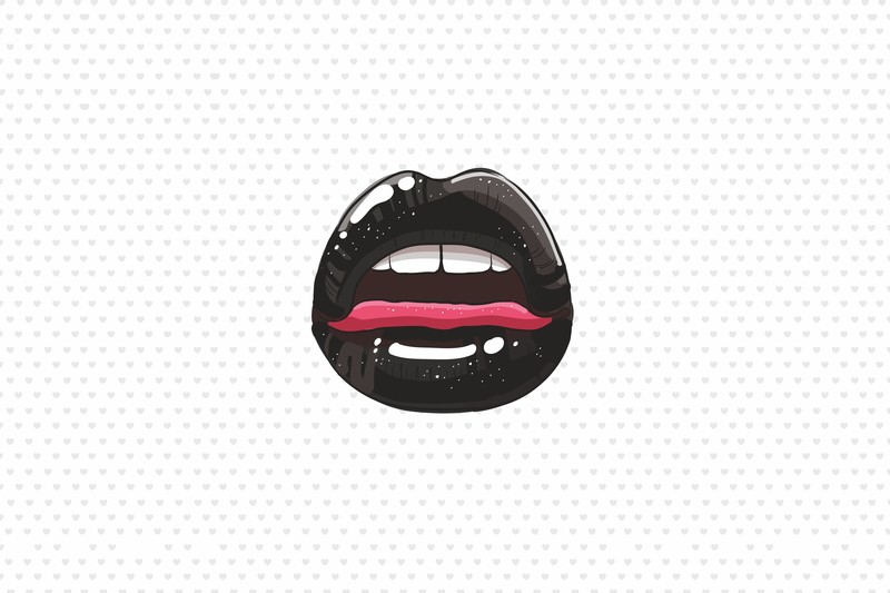 minimalism, lips, artwork, tongues, heart