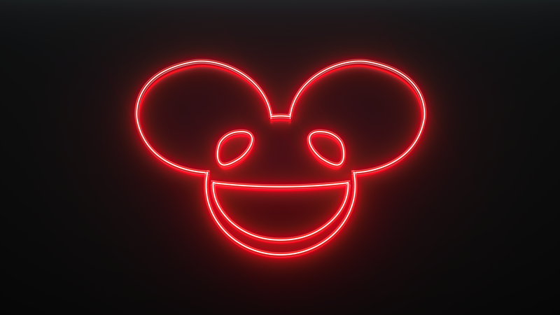 neon, minimalism, logo, red