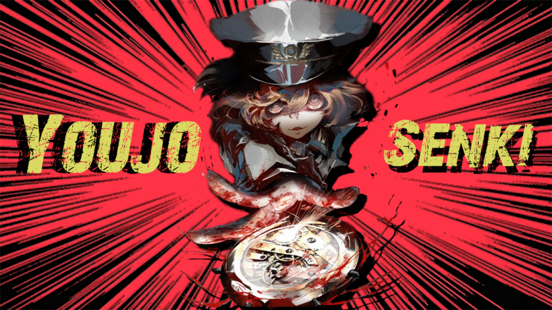 Youjo Senki, magic, Photoshop, Tanya Degurechaff, Banner of the Stars, anime