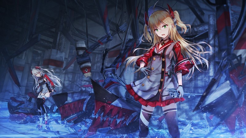 anime, anime girls, Azur Lane, Prinz Eugen (Azur Lane), Admiral Hipper (Azur Lane)