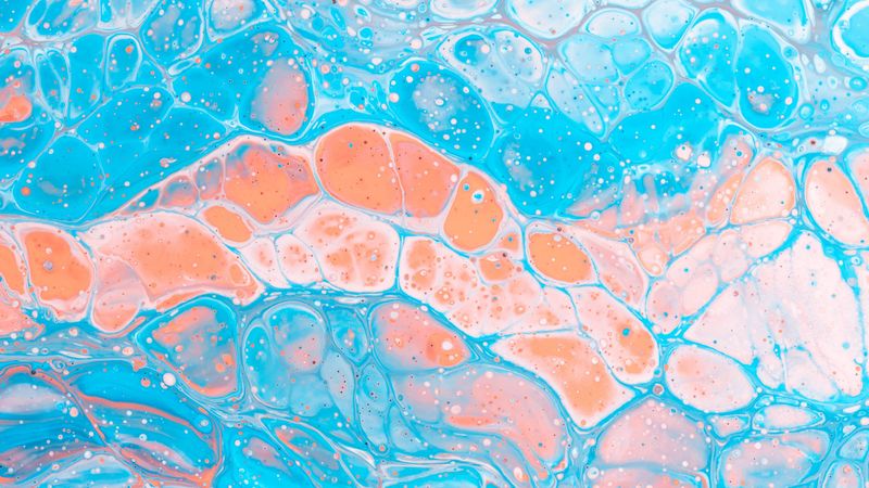 stains, bubbles, liquid, macro, abstraction, 4k