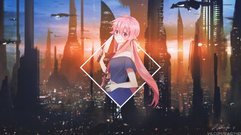 anime, anime girls, picture-in-picture