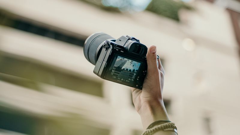 camera, hand, photographer, photography, 4k