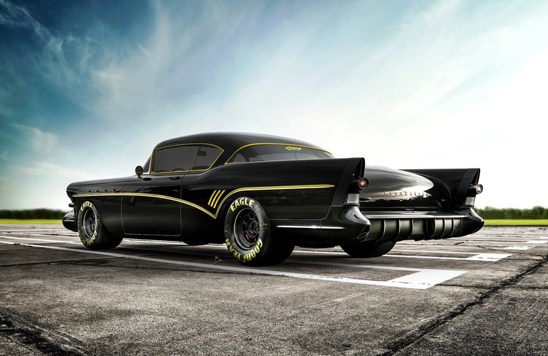 car, vehicle, black cars, Buick, Benoit Fraylon, Batmobile