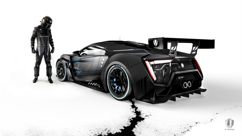 Benoit Fraylon, car, vehicle, black cars, lykan hypersport