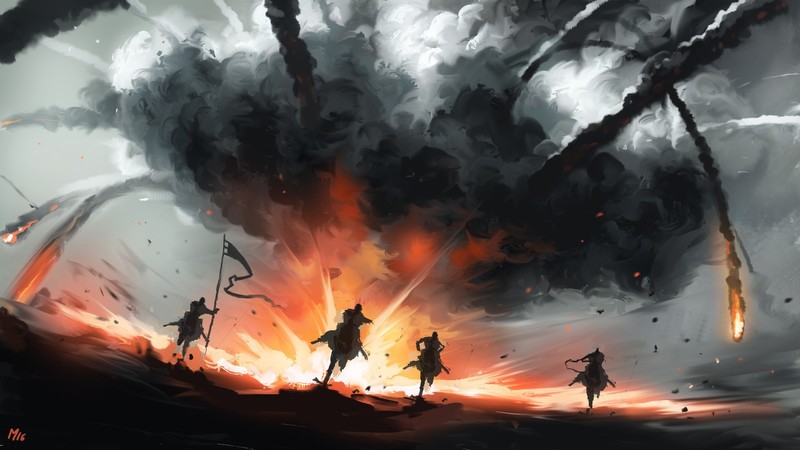 fantasy art, dark fantasy, artwork, Dominik Mayer