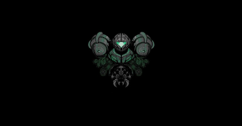 retro games, minimalism, dark, video game art, video games, Metroid