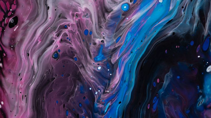 stains, colorful, abstraction, liquid, wavy, 4k
