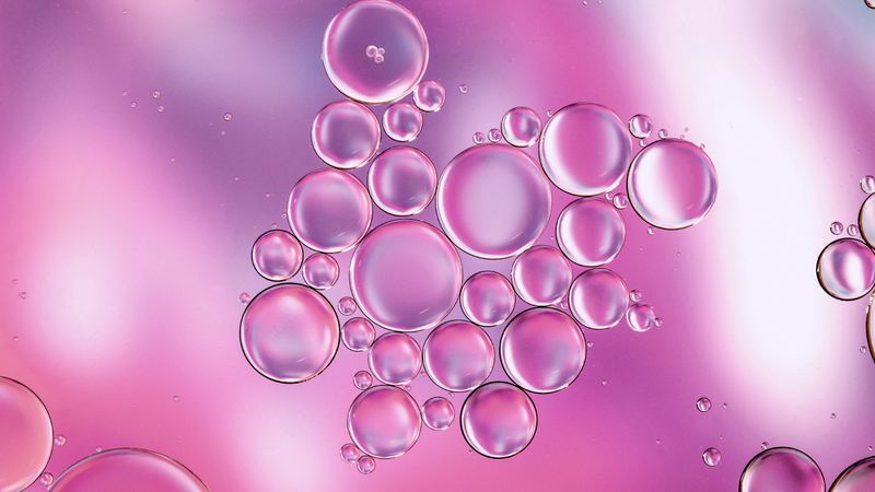 bubbles, liquid, macro, transparent, 4k