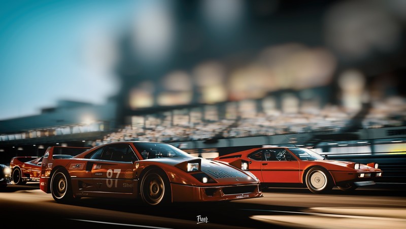 car, Ferrari, red cars, Ferrari F40, Ferrari F50, bmw m1, pop-up headlights