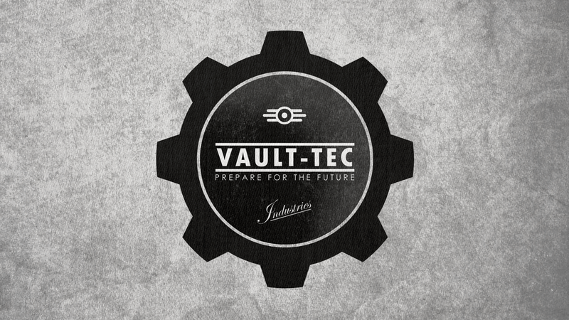 logo, vault tec, Fallout