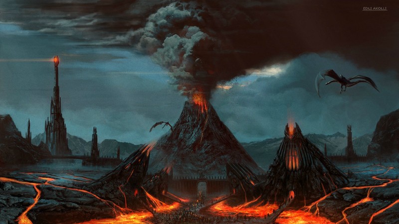 The Lord of the Rings, Mordor, Nazgûl, Middle-earth