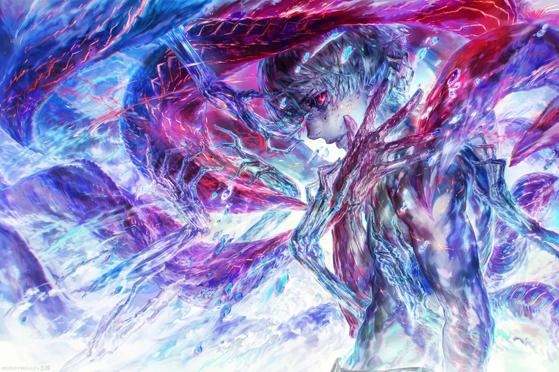 anime, anime boys, Tokyo Ghoul, Tokyo Ghoul:re, digital art, artwork, Kaneki Ken