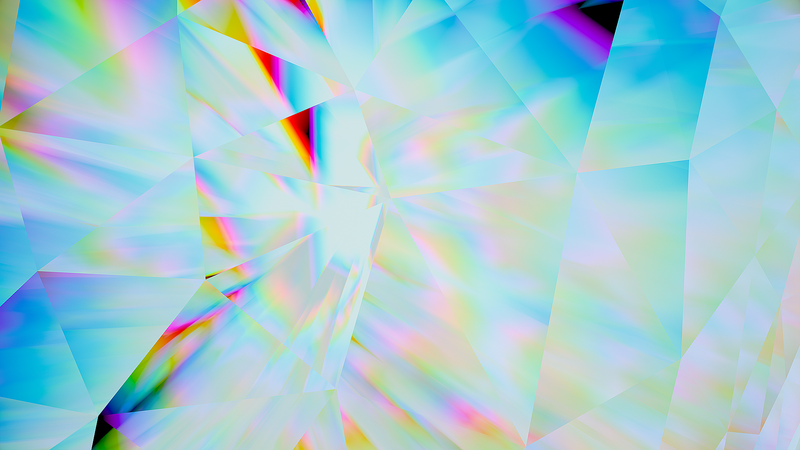 abstract, Refraction, digital art, shapes