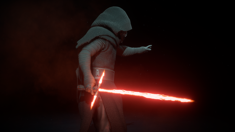 Star Wars Battlefront II, Kylo Ren, Star Wars, Star Wars: Battlefront, Star Wars: Battlefront 2, The New Order (Star Wars), lightsaber, video games, PC gaming
