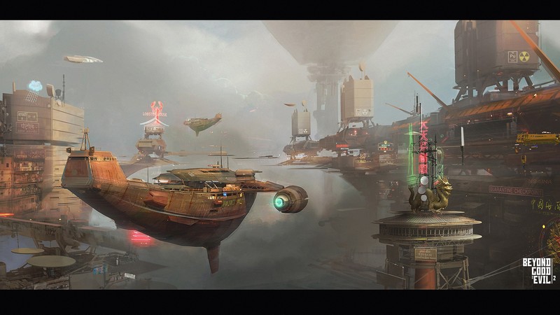 Beyond Good & Evil 2, video games, cyberpunk, digital art, Beyond Good & Evil