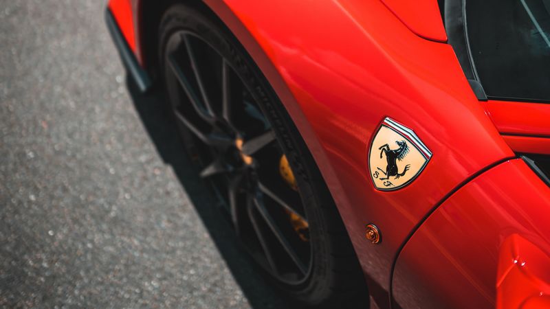 ferrari, sportscar, car, red, 4k