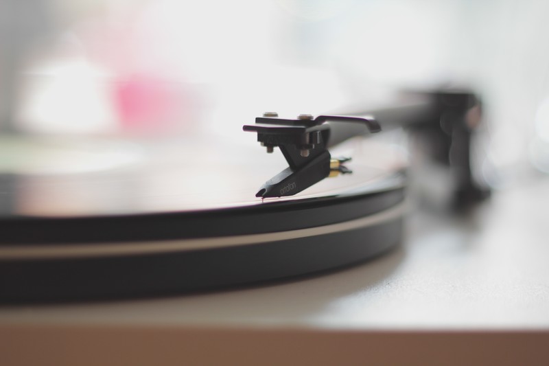 record players, vinyl, music, blurred, technology