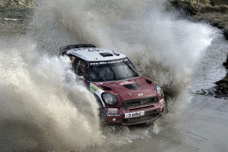 Mini Cooper, racing, car, vehicle