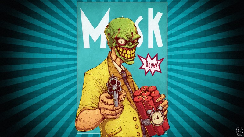 The Mask, artwork, dynamite