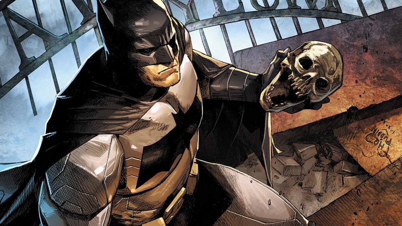 Batman, DC Comics, superhero, mask, mantle, skull, comics