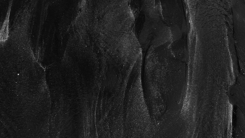 sand, black, relief, surface, granules, 4k