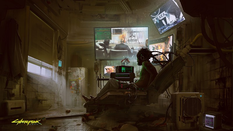 cyberpunk, Cyberpunk 2077, cyborg, video games, fantasy art, Chinese