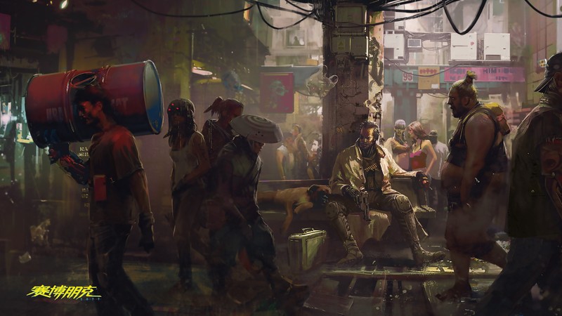 cyberpunk, Cyberpunk 2077, cyborg, video games, fantasy art, artwork