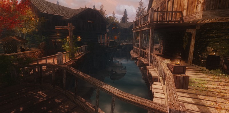 The Elder Scrolls V: Skyrim, Riften, fantasy city, The Elder Scrolls, video games