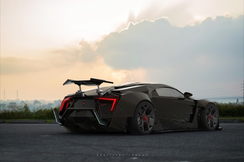 car, vehicle, Rostislav Prokop, lykan hypersport