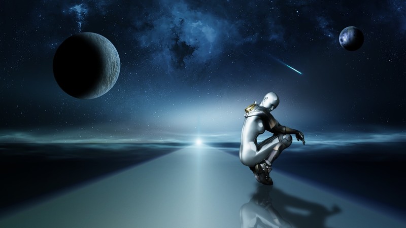 space, universe, planet