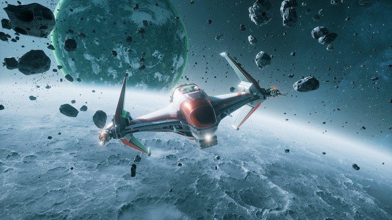 space, spaceship, planet, science fiction, everspace