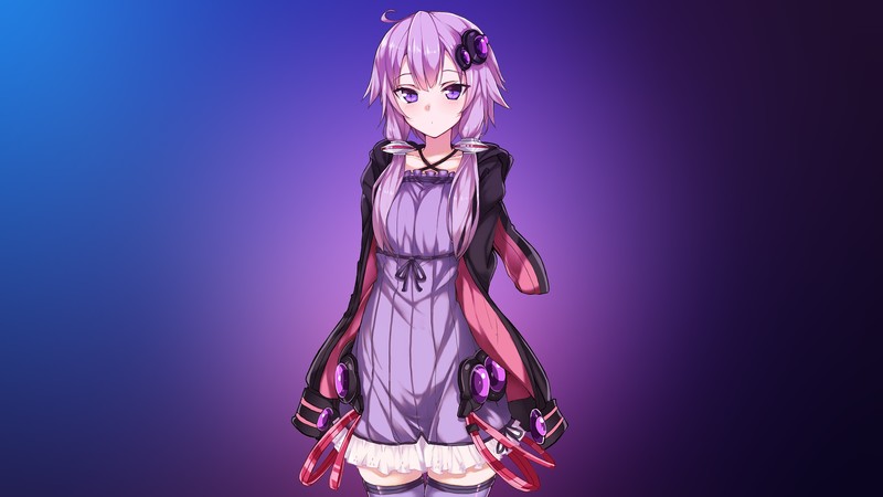 anime girls, artwork, anime, simple background, digital art, Vocaloid, Voiceroid