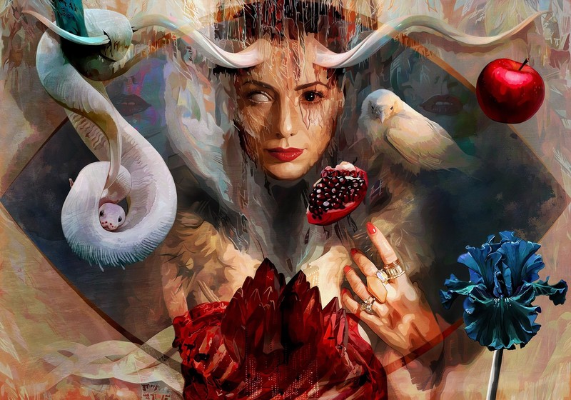 fantasy art, women, fantasy girl, artwork