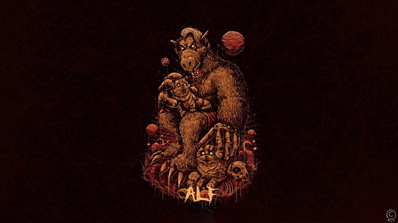 Alf, artwork, cats