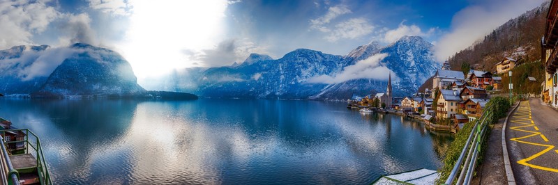 Austria, lake, mountains