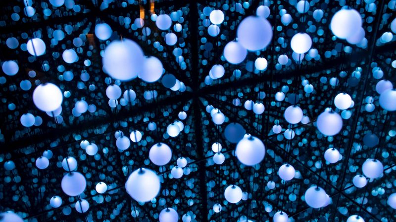 garlands, bulbs, light, glow, decoration, 4k
