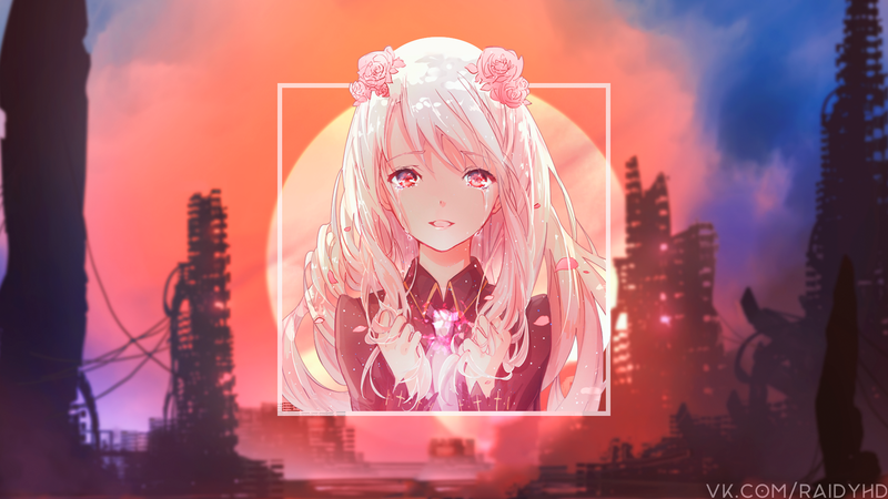 anime, anime girls, picture-in-picture