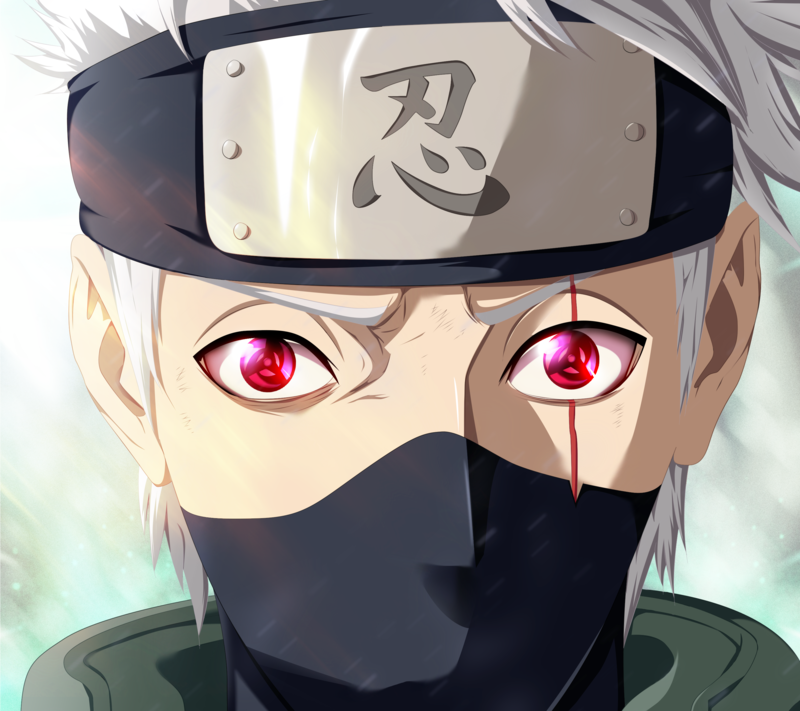 Naruto Shippuuden, Hatake Kakashi, Sharingan, Mangekyou Sharingan