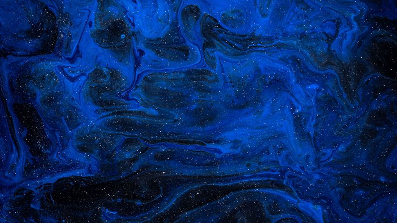 stains, liquid, blue, dark, texture, 4k