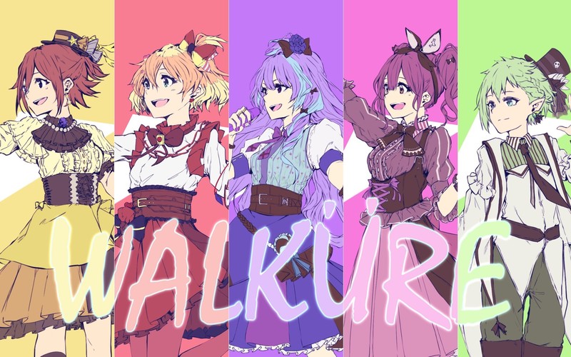anime, Macross Delta, anime girls, Kaname Buccaneer, Freyja Wion, Mikumo Guynemer, Makina Nakajima, Reina Prowler, Idol, Macross