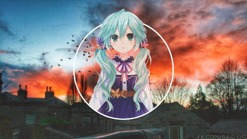 anime, anime girls, picture-in-picture, Natsumi (Date A Live), Date A Live