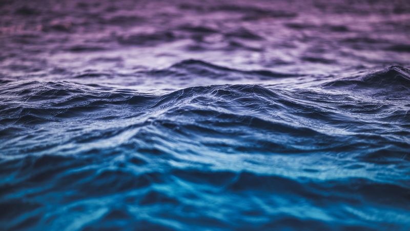 waves, ripples, water, sea, 4k