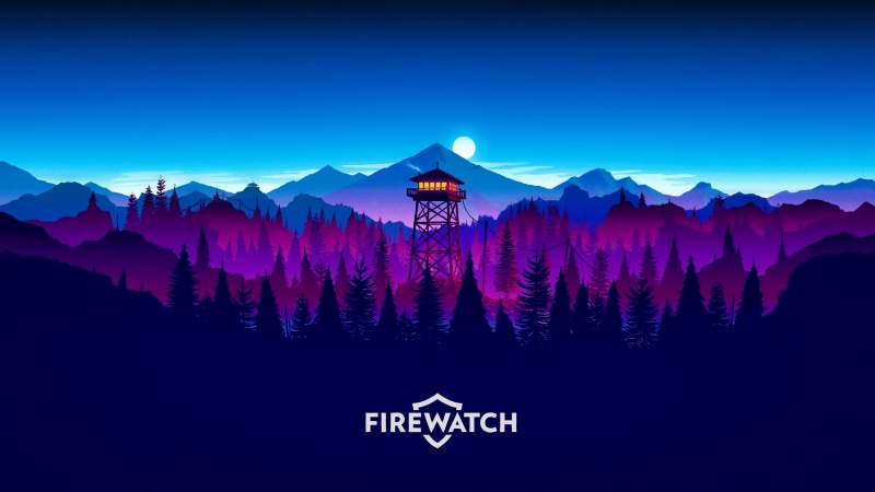 mountains, watchtower, sunset, no people, digital, digital art, mountain range, nature, landscape, 4K, illustration, environment, tranquil scene, beauty in nature